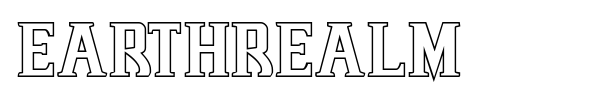 Earthrealm font preview