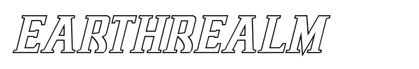 Earthrealm font preview