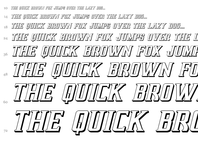 Earthrealm font waterfall