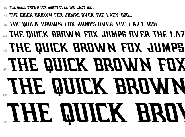 Earthrealm font waterfall