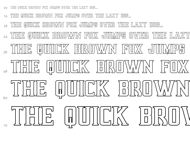 Earthrealm font waterfall