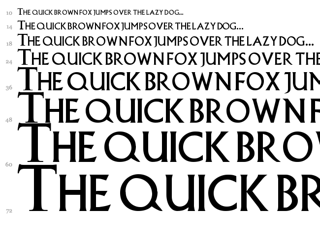 Episode 1 font waterfall