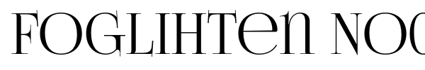 Foglihten No06 font preview