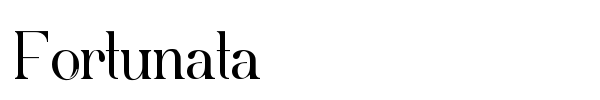 Fortunata font