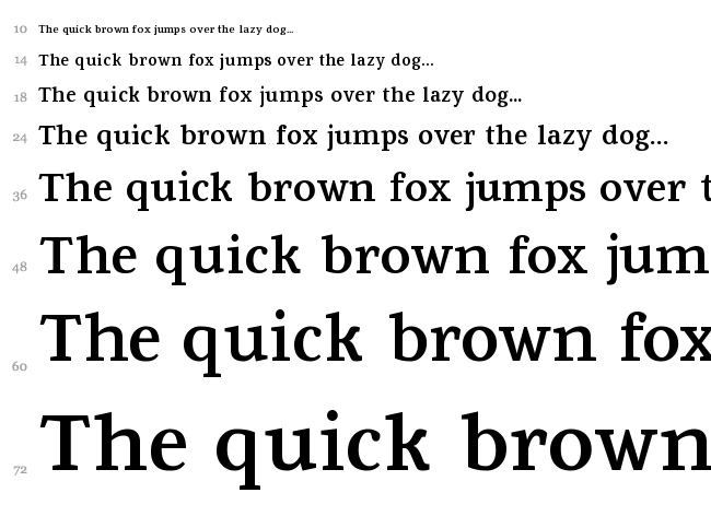 Fowviel font waterfall