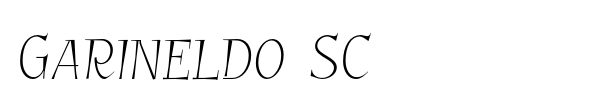 Garineldo SC font