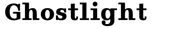 Ghostlight font preview