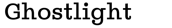 Ghostlight font preview