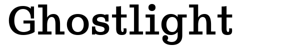 Ghostlight font preview