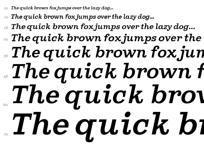 Ghostlight font waterfall