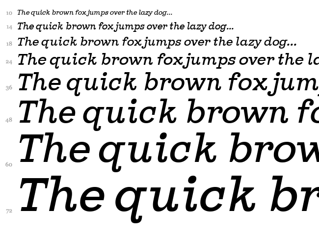 Ghostlight font waterfall