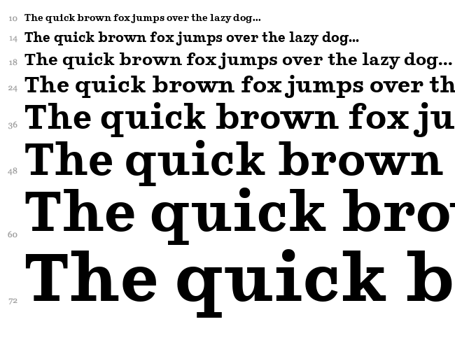 Ghostlight font waterfall