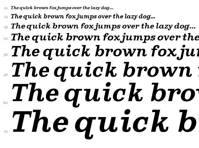 Ghostlight font waterfall