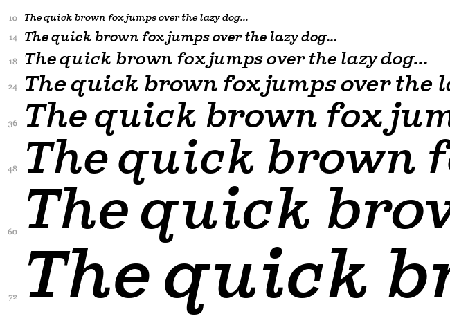 Ghostlight font waterfall