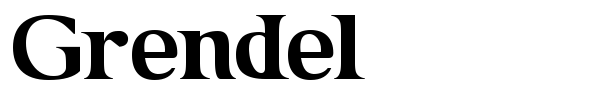 Grendel font
