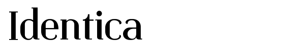 Identica font