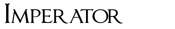 Imperator font