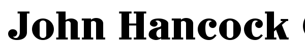 John Hancock CP font