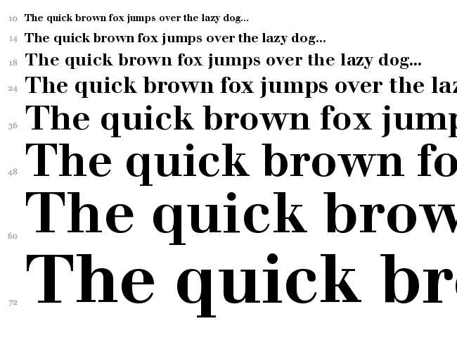 Justus font waterfall