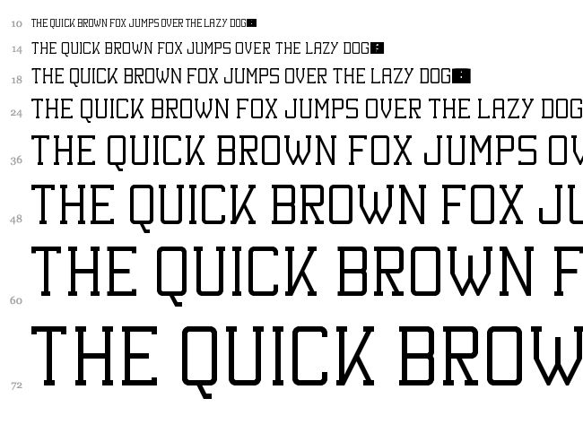 Kinetic Extreme Solid font waterfall