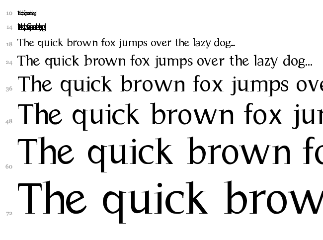 Magnificent font waterfall