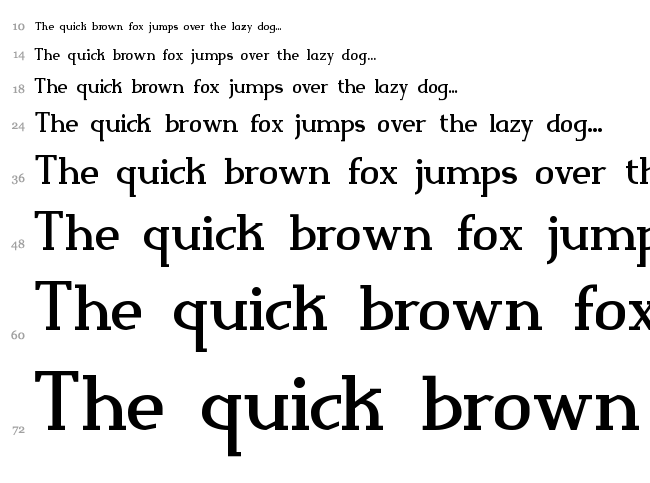 Magnus Jockey font waterfall