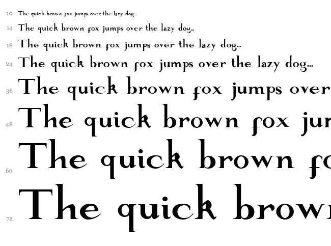 Majetto font waterfall
