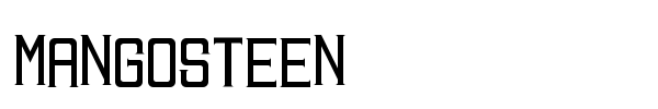 Mangosteen font