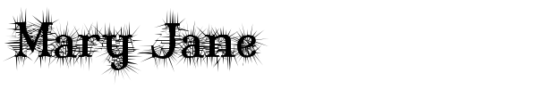 Mary Jane font preview