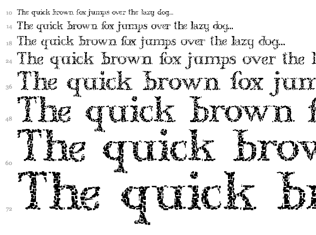 Mary Jane font waterfall