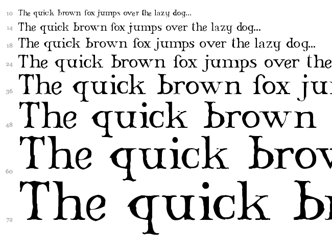 Mary Jane font waterfall