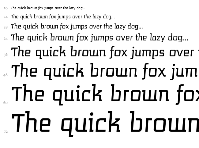 Midnight Kernboy font waterfall