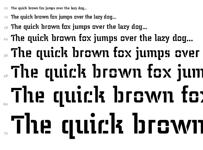 Midnight Kernboy font waterfall