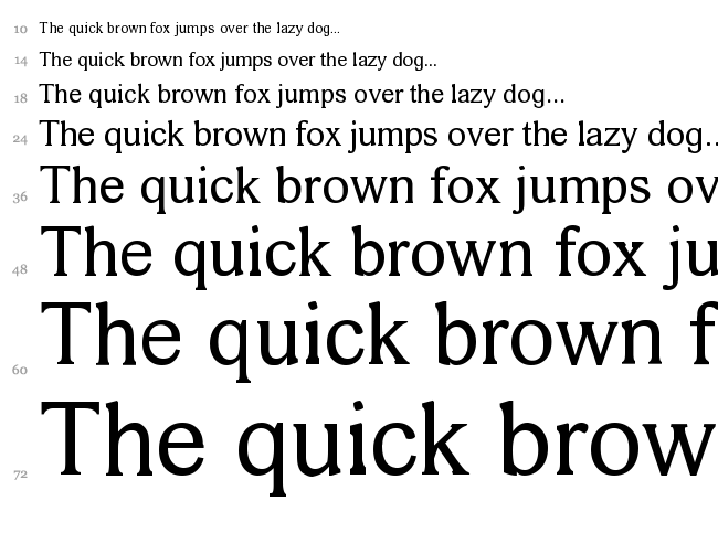 MPH 2B Damase font waterfall