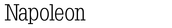 Napoleon font