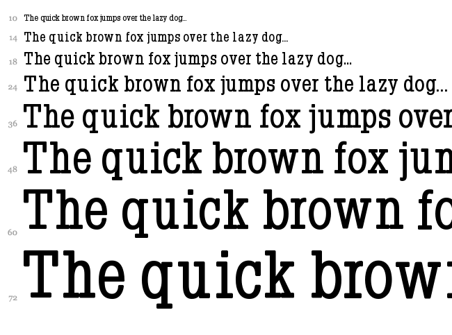Napoleon font waterfall