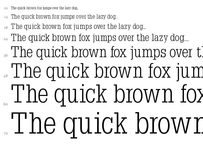 Napoleon font waterfall
