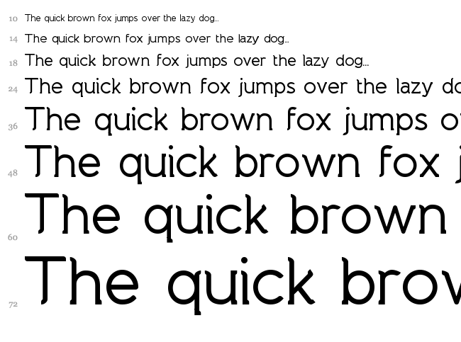Natura Play font waterfall