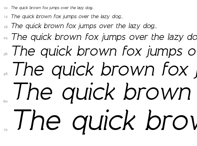 Natura Play font waterfall