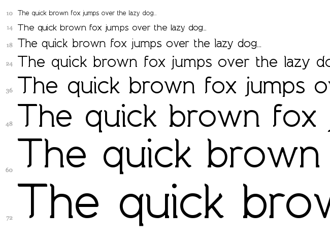 Natura Play font waterfall