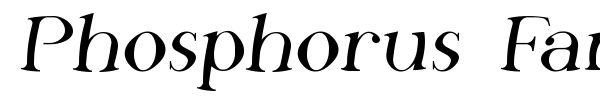 Phosphorus Family font preview
