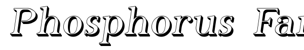 Phosphorus Family font preview
