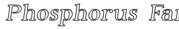 Phosphorus Family font preview