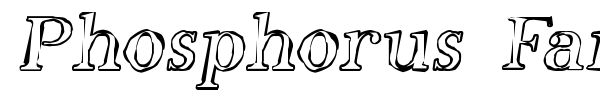 Phosphorus Family font preview