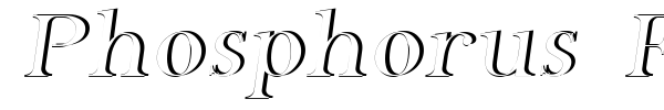 Phosphorus Family font preview