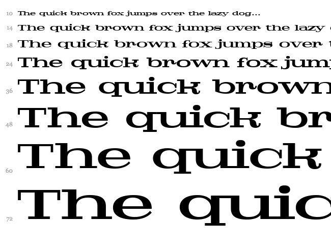 Pigeon font waterfall