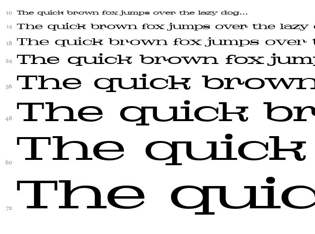 Pigeon font waterfall