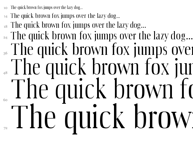Producer font waterfall