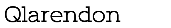 Qlarendon font