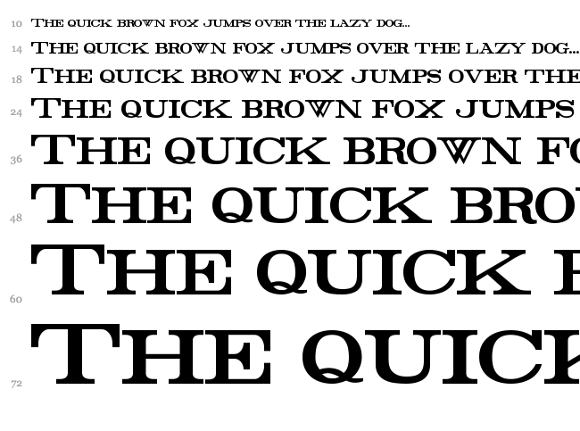 Rider font waterfall